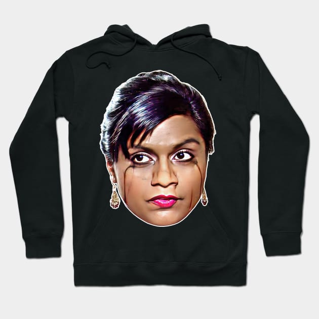 Crying Kelly Kapoor Hoodie by DankFutura